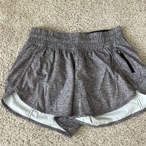 Lululemon gray track shirts